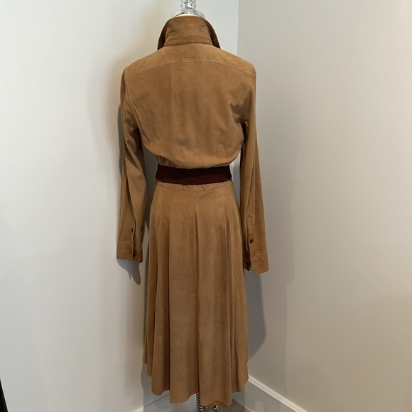 Unbelievable Rare Ralph Lauren Leather dress in excellent condition with pockets - Picture 5 of 11